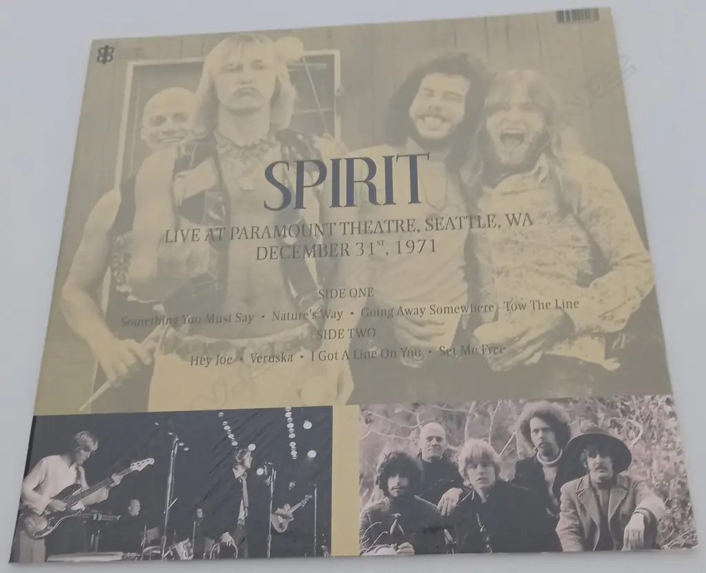 Spirit (8), Live At The Paramount Theatre, Seattle, WA December 31st, 1971 Image 1++